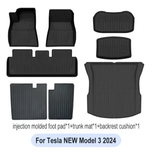 Tesla Floor Mats Model Y Model 3 2024
