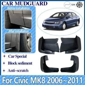 Mud Flaps Mudguards Anti-splash Guards Front Rear